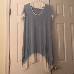 Simple Vera Vera Wang Blue Nightgown